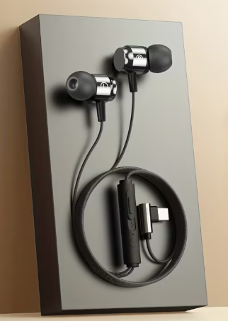 Fones de Ouvido com fio Tipo C