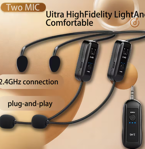 2 Fones de Ouvido Profissional com Microfones