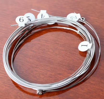 6 Cordas de Guitarra Elétrica de Aço