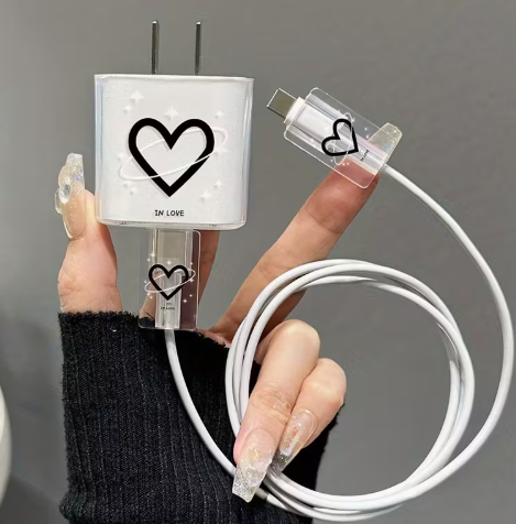 Capa Protetora Transparente de Carregador IPhone