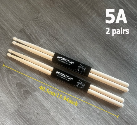 Baquetas de Bateria de Percussão 5A