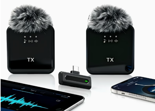 Microfones de Lapela Sem Fio